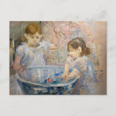 Berthe Morisot - Children at the Basin ポストカード (正面)
