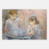 Berthe Morisot - Children at the Basin ラッピングペーパーシート (正面3)