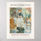 Berthe Morisot Dining Room 1886 Exhibition Art ポスター (正面)