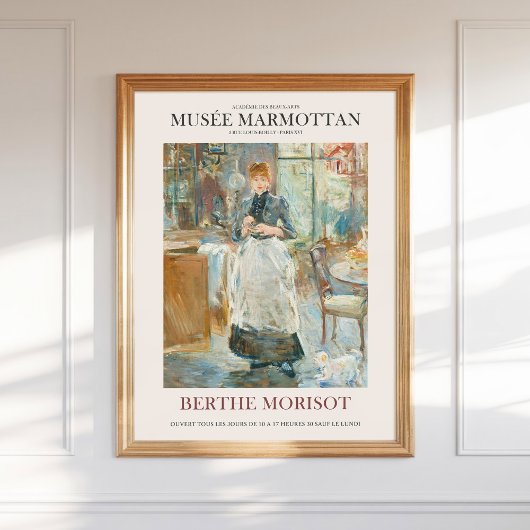 Berthe Morisot Dining Room 1886 Exhibition Art ポスター