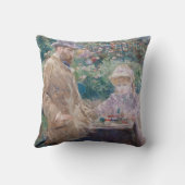 Berthe Morisot - Eugene Manetと彼の娘 クッション (裏面)