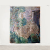 Berthe Morisot - Eugene Manetと彼の娘 タペストリー (正面)