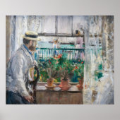 Berthe Morisot - Eugene Manet on the Isle of Wight ポスター (正面)