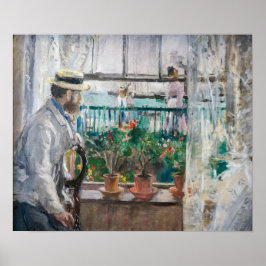 Berthe Morisot - Eugene Manet on the Isle of Wight ポスター