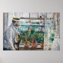 Berthe Morisot - Eugene Manet on the Isle of Wight ポスター