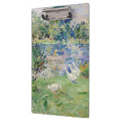 Berthe Morisot - Geseとボートに乗った女の子 クリップボード (左)