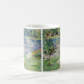 Berthe Morisot - Geseとボートに乗った女の子 コーヒーマグカップ (中央)