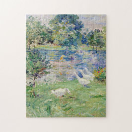 Berthe Morisot - Geseとボートに乗った女の子 ジグソーパズル