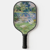 Berthe Morisot - Geseとボートに乗った女の子 ピックルボールラケット (裏面)