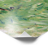 Berthe Morisot - Geseとボートに乗った女の子 フォトプリント (角)