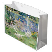 Berthe Morisot - Geseとボートに乗った女の子 ラージペーパーバッグ (裏面アングル)