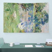 Berthe Morisot - Geseとボートに乗った女の子 横断幕 (トレードショー)