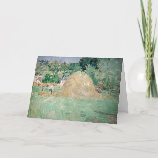 Berthe Morisot - Haystacks at Bougival カード (正面)