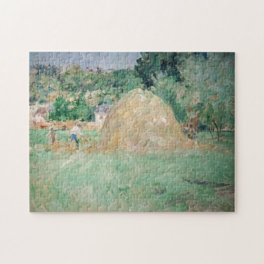Berthe Morisot - Haystacks at Bougival ジグソーパズル (横)