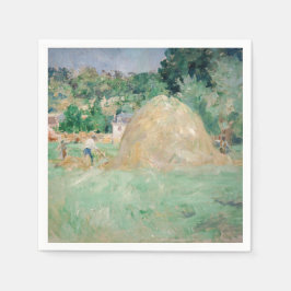 Berthe Morisot - Haystacks at Bougival スタンダードカクテルナプキン