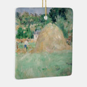 Berthe Morisot - Haystacks at Bougival セラミックオーナメント (右)
