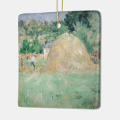 Berthe Morisot - Haystacks at Bougival セラミックオーナメント (左)