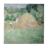 Berthe Morisot - Haystacks at Bougival タイル (正面)