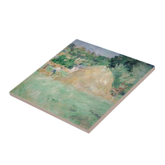 Berthe Morisot - Haystacks at Bougival タイル (側面)