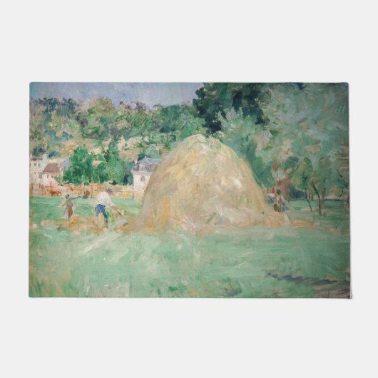 Berthe Morisot - Haystacks at Bougival ドアマット (正面)