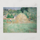 Berthe Morisot - Haystacks at Bougival ポストカード (正面)