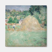Berthe Morisot - Haystacks at Bougival マグネット (正面)