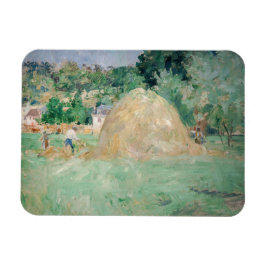 Berthe Morisot - Haystacks at Bougival マグネット