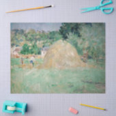 Berthe Morisot - Haystacks at Bougival 薄葉紙 (クラフト)