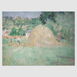 Berthe Morisot - Haystacks at Bougival 薄葉紙