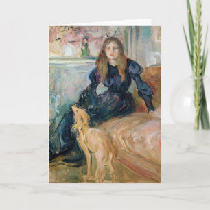Berthe Morisot - JulieとGreyhound Laerte カード