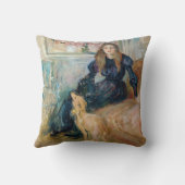 Berthe Morisot - JulieとGreyhound Laerte クッション (裏面)