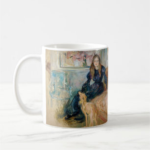 Berthe Morisot - JulieとGreyhound Laerte コーヒーマグカップ
