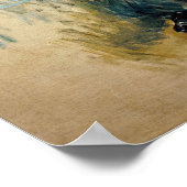 Berthe Morisot - JulieとGreyhound Laerte ポスター (角)