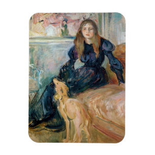 Berthe Morisot - JulieとGreyhound Laerte マグネット