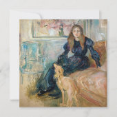 Berthe Morisot - JulieとGreyhound Laerte 招待状 (正面)