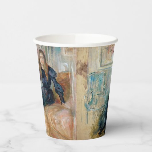 Berthe Morisot - JulieとGreyhound Laerte 紙コップ (左)