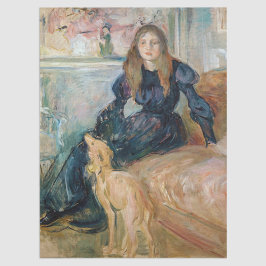 Berthe Morisot - JulieとGreyhound Laerte 薄葉紙