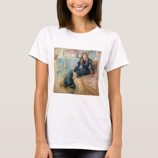Berthe Morisot - JulieとGreyhound Laerte Tシャツ (正面)