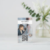 Berthe Morisot - The Cradle - QR Code 名刺 (スタンド正面)