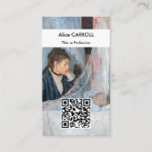 Berthe Morisot - The Cradle - QR Code 名刺 (正面)