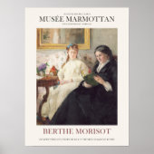 Berthe Morisot The Mother and Sister of the Artist ポスター (正面)