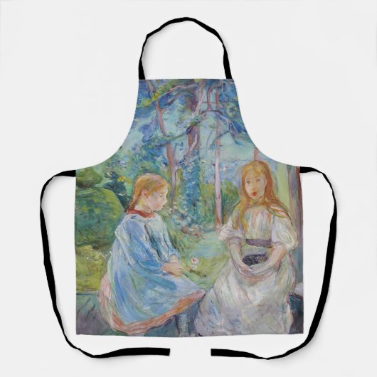 Berthe Morisot - Young Girls at the Window エプロン (正面)