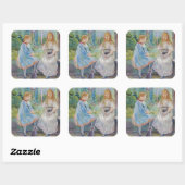 Berthe Morisot - Young Girls at the Window スクエアシール (シート)