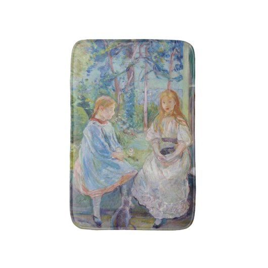 Berthe Morisot - Young Girls at the Window バスマット (正面縦)