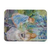 Berthe Morisot - Young Girls at the Window マグネット (横)