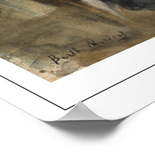 Berthe Morisot Zeding Art Poster #370 ポスター (角)