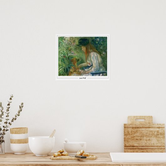 Berthe Morisot Zeding Art Poster #37 ポスター (キッチン)