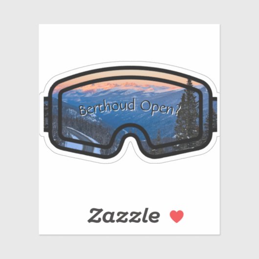 Berthoud Open Custom-Cut Vinyl Sticker シール (シート)