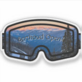 Berthoud Open Custom-Cut Vinyl Sticker シール (正面)