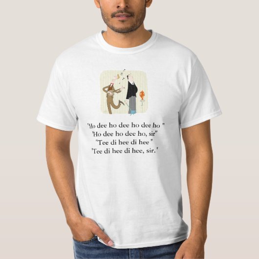 Bertie_Wooster_and_Jeeves_by_edgar1975、"Ho dee… Tシャツ (正面)